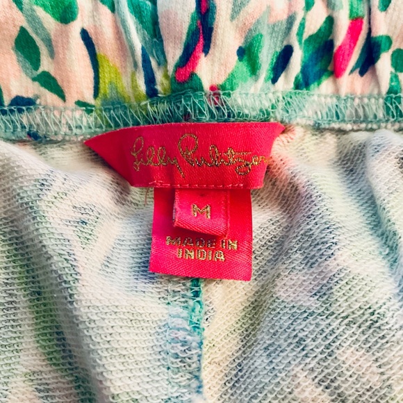 Lilly Pulitzer Tropical Emora Cabana Pant Mid Rise Cocktail Woman Size Medium - Picture 3 of 14